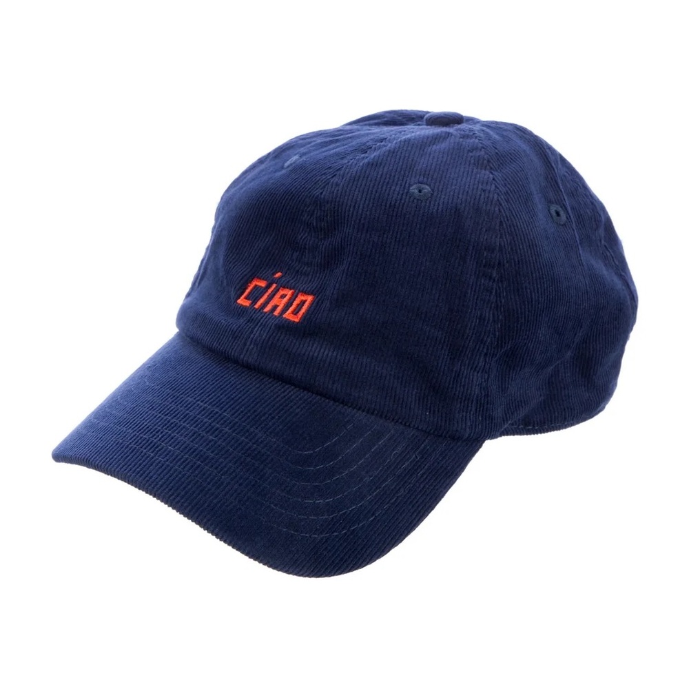 Clare V baseball hat in navy blue